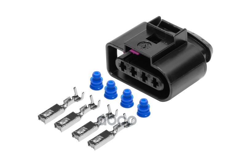 Разъем 4B0973724 (4pin) 4 контакта катушки зажигания для Audi, Seat, Skoda, Volkswagen. CARGEN арт. AX6644S