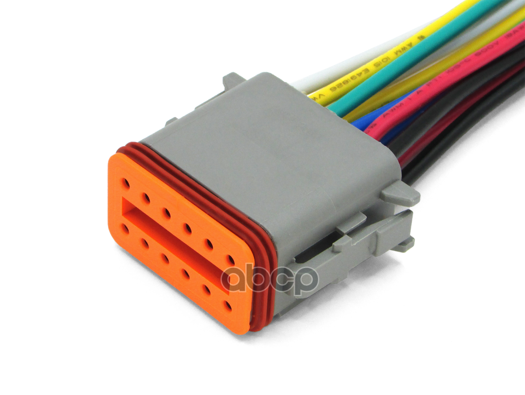 Разъем Deutsch DT06-12S (12pin) 12 контактов для ГАЗ, КАМАЗ, МАЗ, УРАЛ, DAF, IVECO, MAN, Mercedes, R CARGEN арт. AX81212