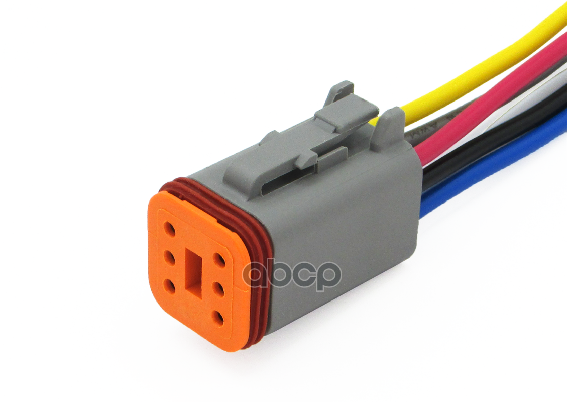Разъем Deutsch DT06-6S-E004 (6pin) 6 контактов для ГАЗ, КАМАЗ, МАЗ, УРАЛ, DAF, IVECO, MAN, Mercedes, CARGEN арт. AX8126