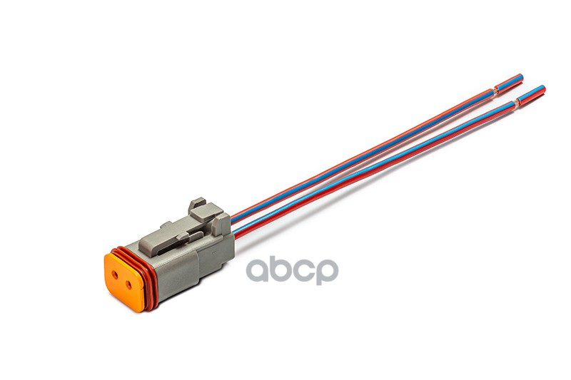 Разъем Deutsch DT06-2S-E004 (2pin) 2 контакта для ГАЗ, КАМАЗ, МАЗ, УРАЛ, DAF, IVECO, MAN, Mercedes, CARGEN арт. AX946