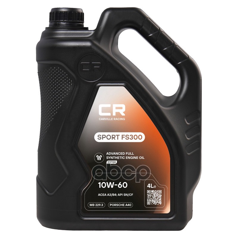 Carville Racing Масло моторное синтетическое FS300 10W60 SN/CF, A3/B4 4л