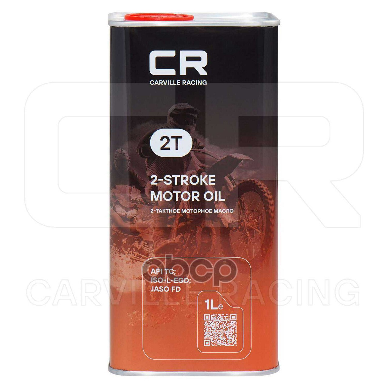 Масло моторное синтетическое 2T TC, FD 1л Carville Racing арт. L1Z00129
