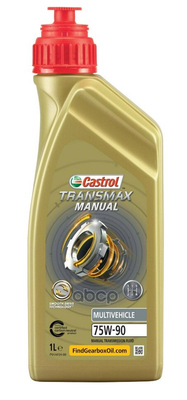Трансмиссионное масло Castrol Transmax Manual Multivehicle 75W-90 1л 15D816 Castrol арт. 15D816