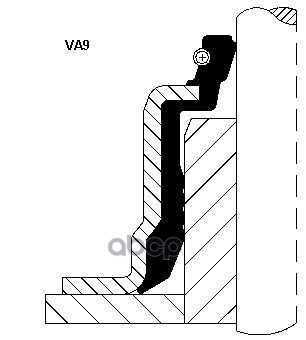 Колпачок Маслосъемный Va09 6,0- 10,00/25,00X16,00 Fkm Corteco арт. 49472876