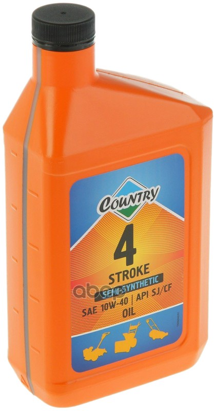 Масло моторное 4T 3Ton Country 4 Storke 10W40 полусинтетическое 1 л 40242 Country арт. 40242