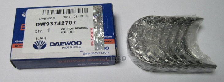 Вкладыши Шатунные Стд. 93742707 DAEWOO арт. 93742707