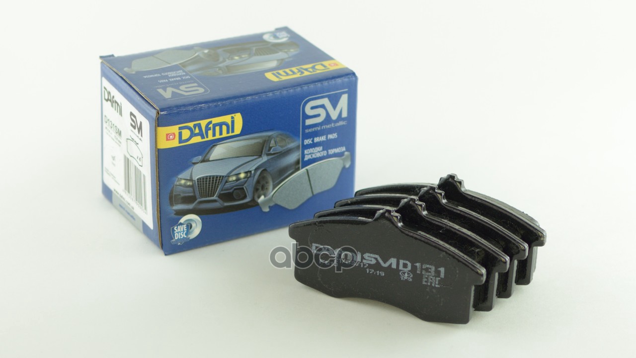 Колодки Тормозные Передние. Ваз 1111, 4Шт Дафми Д131 См Dafmi D131sm DAfmi арт. D131SM