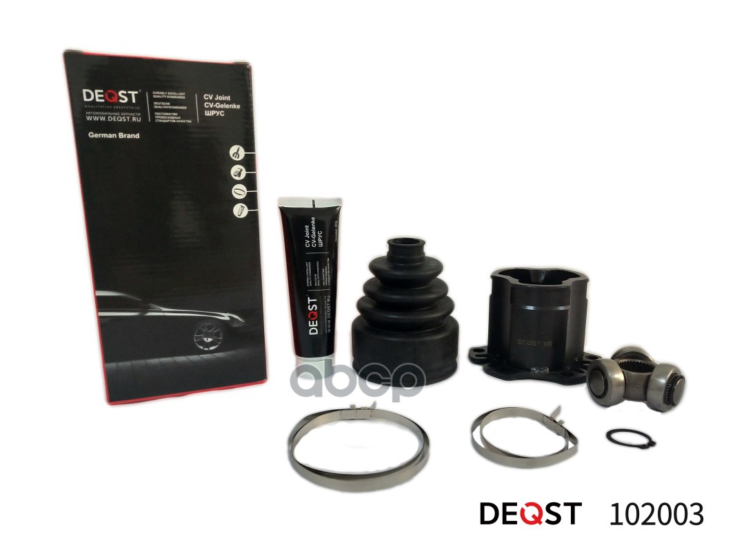 ШРУС внутр. VW Golf 4,Bora, Sharan, AUDI Allroud с АКПП L+R DEQST арт. 102003