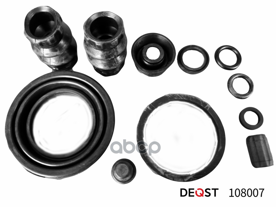 Ремкомплект тормозного суппорта заднего (для поршня O 38mm, суппорт TRW/Lucas). Применяемость DEQST арт. 108007