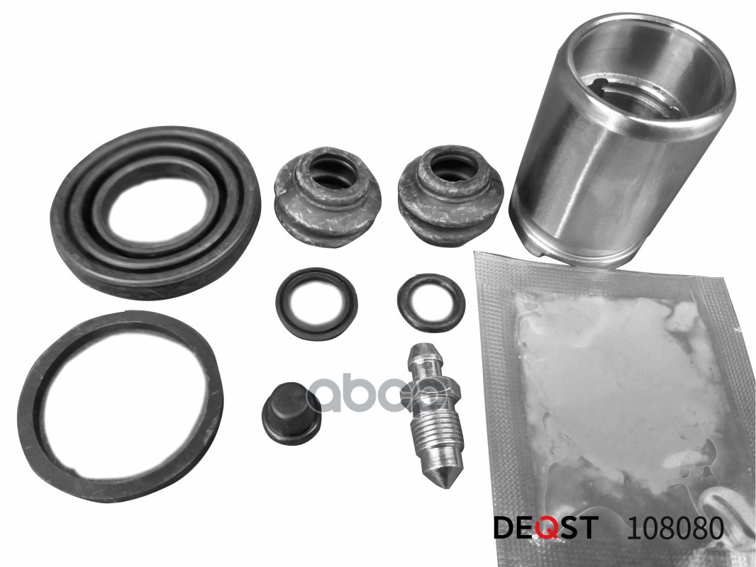 Ремкомплект тормозного суппорта с поршнем заднего (Поршень O 34 mm  суппорт Mando). HYUNDAI Solaris DEQST арт. 108080