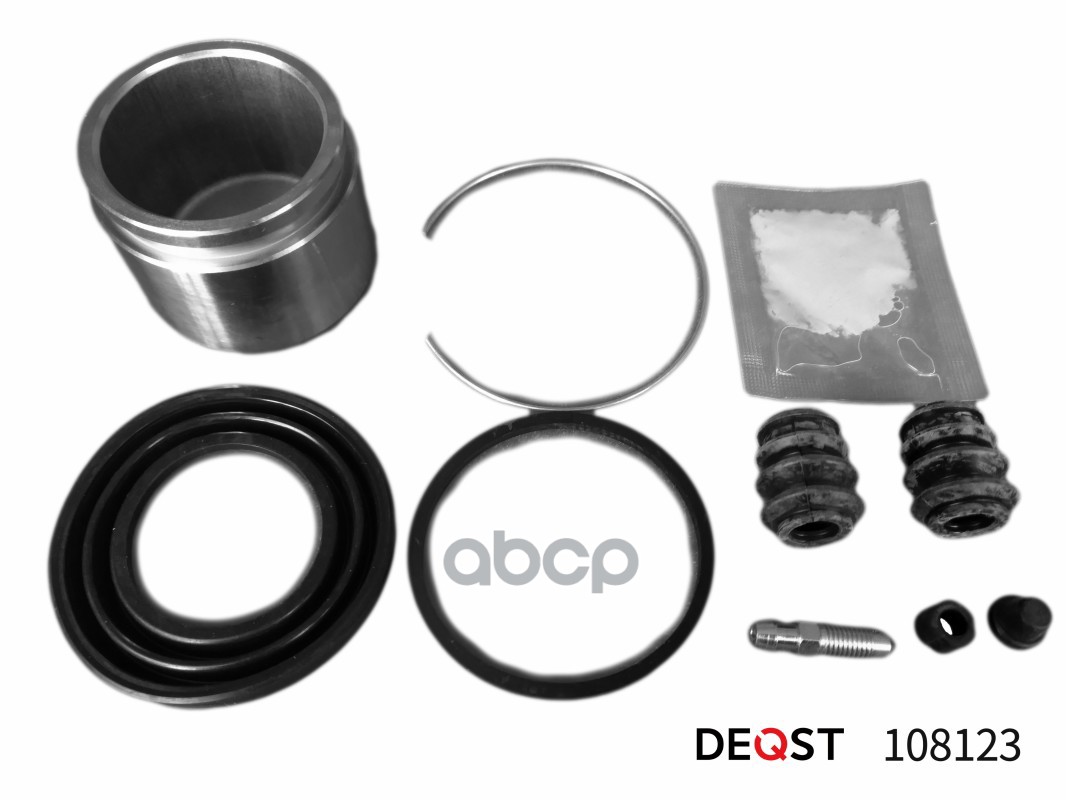 Ремкомплект тормозного суппорта с поршнем переднего (поршень O 60mm, суппорт Akebono). Применяемость DEQST арт. 108123