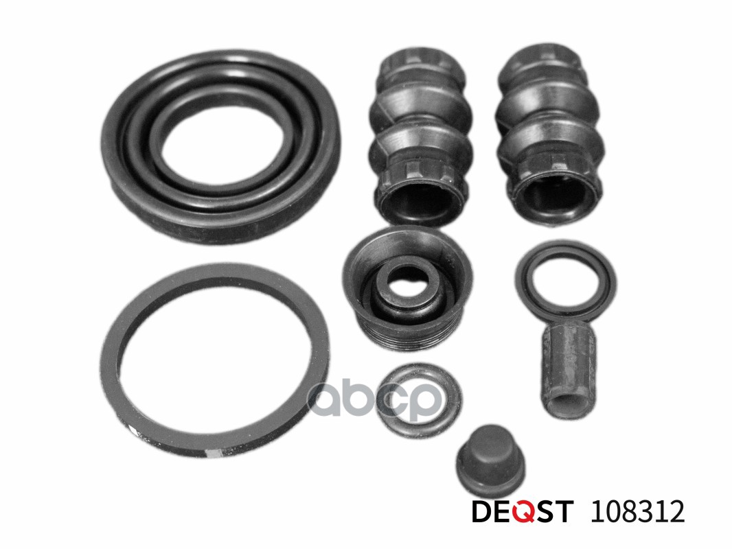 Ремкомплект тормозного суппорта заднего (для поршня O 34 mm  суппорт TRW/Lucas). NISSAN Almera (N16) DEQST арт. 108312