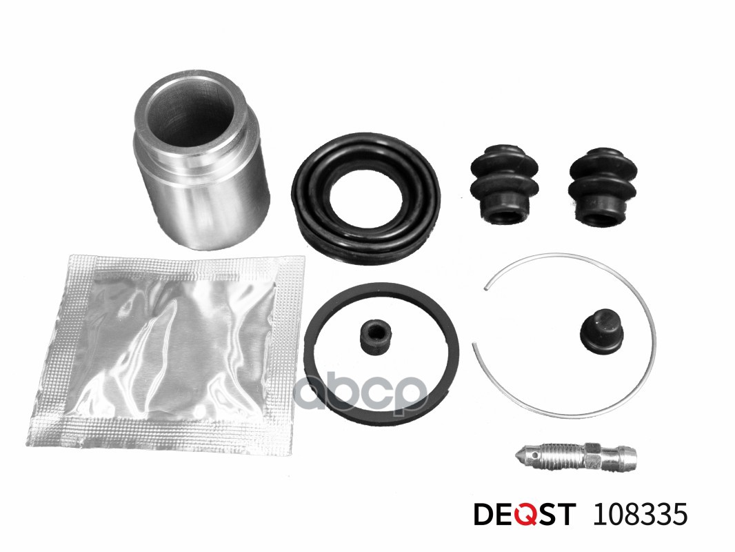 Емкомплект тормозного суппорта с поршнем заднего (поршень O 35mm, суппорт Akebono). Применяем DEQST арт. 108335