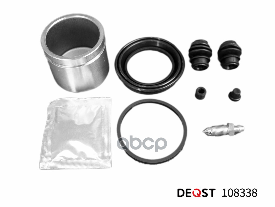 Ремкомплект тормозного суппорта с поршнем переднего (поршень O 57 mm, суппорт Nissan). Примен DEQST арт. 108338