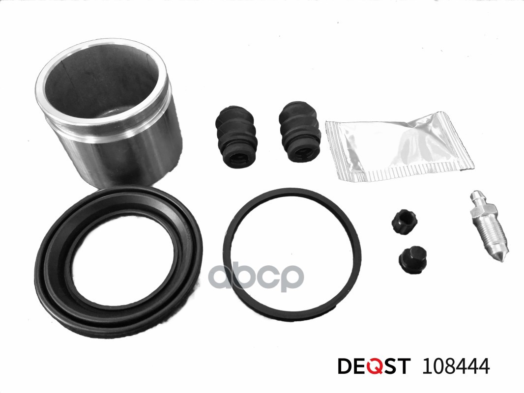 Ремкомплект тормозного суппорта с поршнем переднего (поршень O 57 mm, суппорт DAC). Применяем DEQST арт. 108444