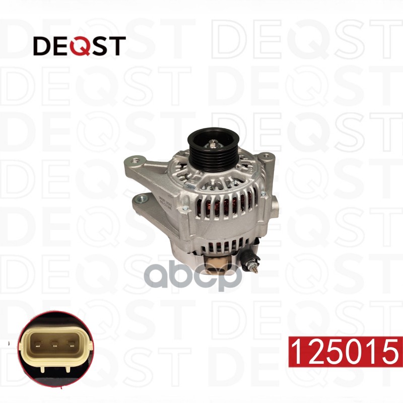 Генератор TOYOTA COROLLA (_E12J Хэтчбэк 01.02-12.06 1.6 VVT-i 14V 80A DEQST арт. 125015