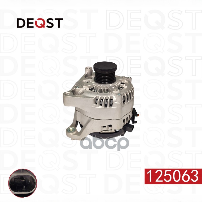 Генератор BMW 3 (F30, F35) Седан 10,11- 320 14V  180A DEQST арт. 125063