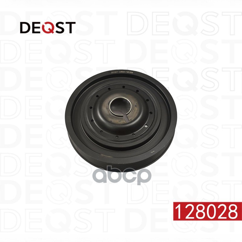 Шкив коленвала K9K/K4M NISSAN ALMERA G15RA 2012-, NISSAN JUKE F15 2010-, NISSAN MICRA/MARCH K12 2002 DEQST арт. 128028