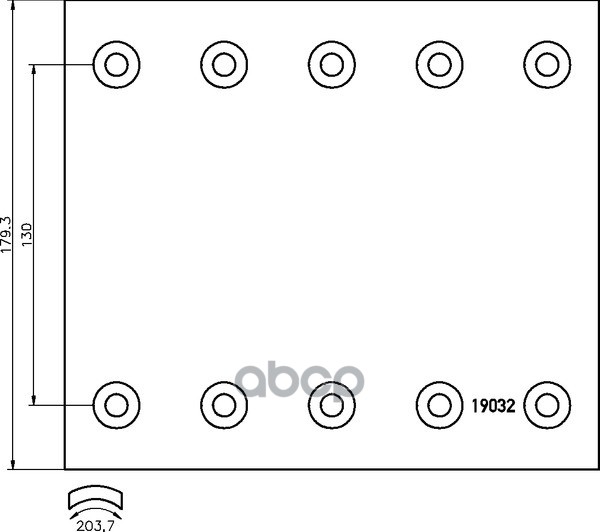 Накладка Тормозная 1Rem 420*180 Bpw/Saf DON арт. BC361A7740