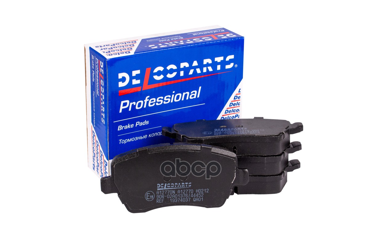 Колодки тормозные передние Lada LARGUS  Renault DUSTER  Nissan NOTE DelcoParts арт. 19374037