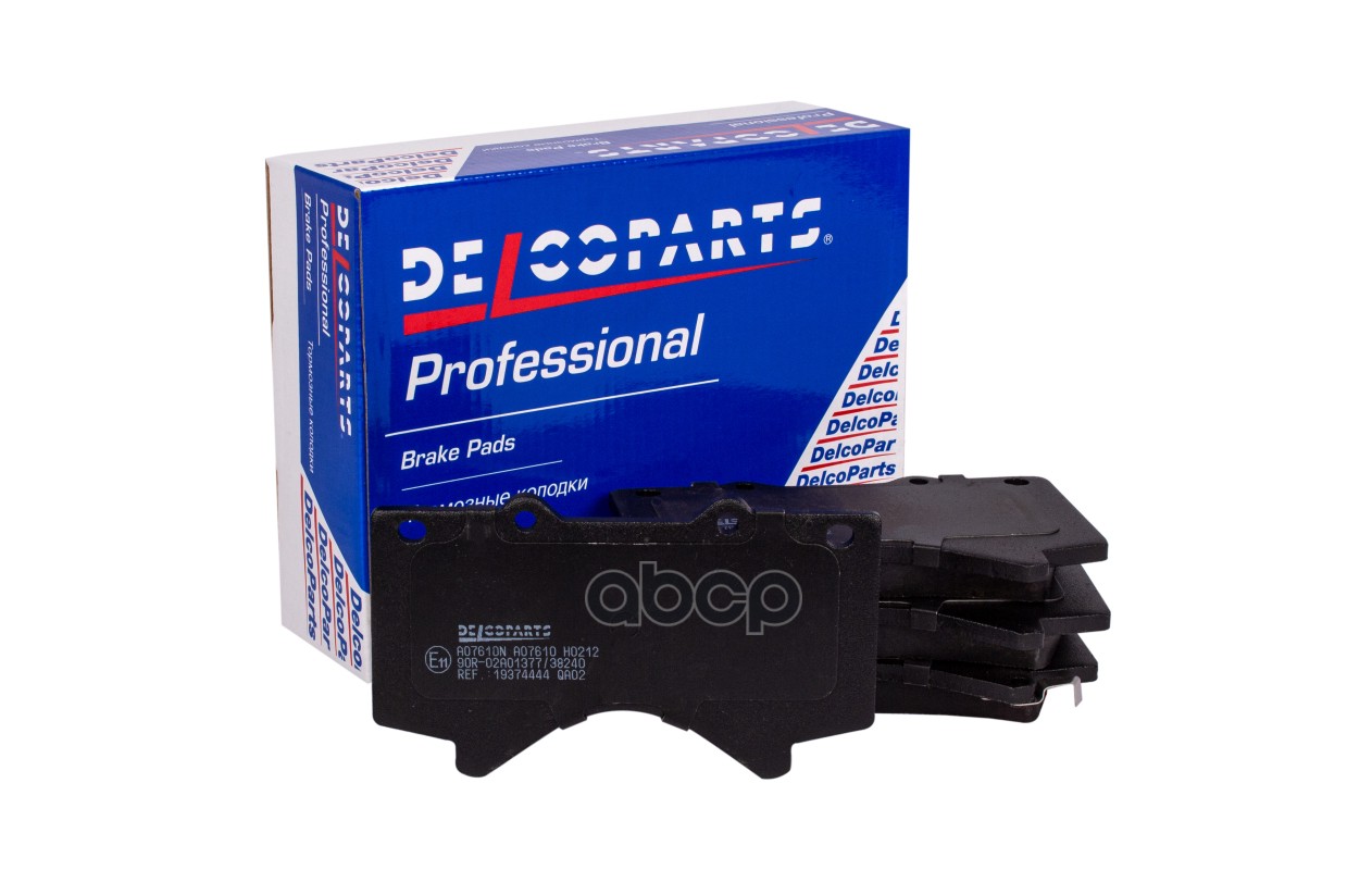 Колодки тормозные передние Toyota LAND CRUISER  Lexus LX DelcoParts арт. 19374444