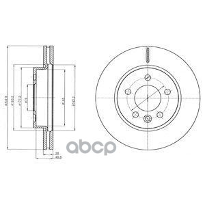 Диск Тормозной (2 Шт В Уп) Цена За 1Шт. Delphi арт. BG4343C