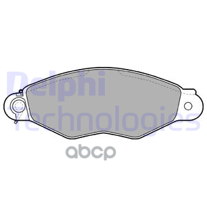 Колодки Тормозные Передние Delphi Lp1610 Delphi арт. LP1610
