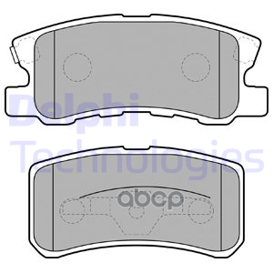 Колодки тормозные дисковые зад Delphi арт. LP1691