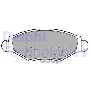 Колодки Тормозные Передние Delphi Lp1699 Delphi арт. LP1699