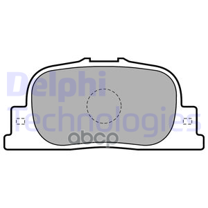 Колодки Тормозные Дисковые Зад Delphi арт. LP1740