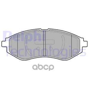 Колодки Тормозные Дисковые Перед Delphi арт. LP1895