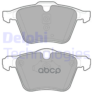 Колодки тормозные дисковые Delphi арт. LP1968
