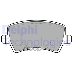 Колодки тормозные дисковые Delphi арт. LP2008