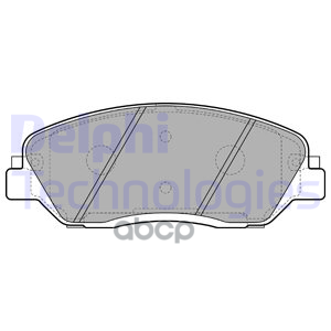 Колодки тормозные дисковые перед Delphi арт. LP2048