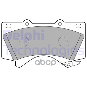 Колодки тормозные дисковые перед Delphi арт. LP2134