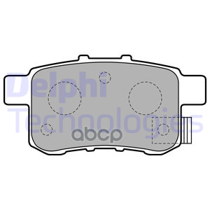 Колодки Тормозные Задние Delphi Lp2145 Delphi арт. LP2145