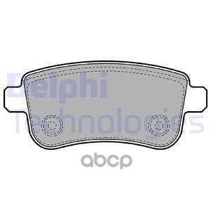 Колодки тормозные дисковые зад Delphi арт. LP2153