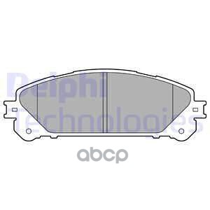 Колодки Тормозные Дисковые Перед Delphi арт. LP2201