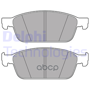 Колодки тормозные дисковые перед Delphi арт. LP2495