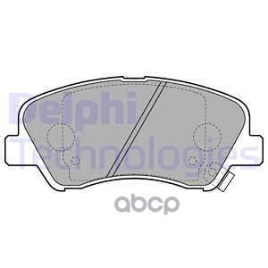 Колодки тормозные дисковые перед Delphi арт. LP2497