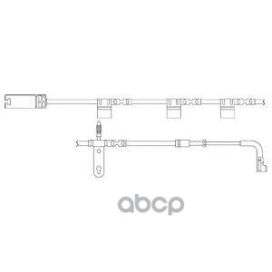 Датчик Износа Передний Mini Clubman (R55), Mini (R50, R53), Mini (R56), Mini Roadster (R59), Mini Кабриолет (R57) Lz0233 Delp...