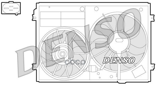 Вентилятор радиатора Denso арт. DER32012