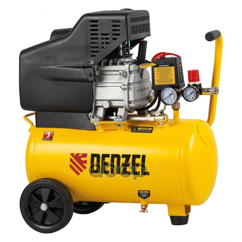 Компрессор Воздушный Pc 1/24-205 1, 5 Квт, 206 Л/Мин, 24 Л Denzel 58160 Denzel арт. 58160