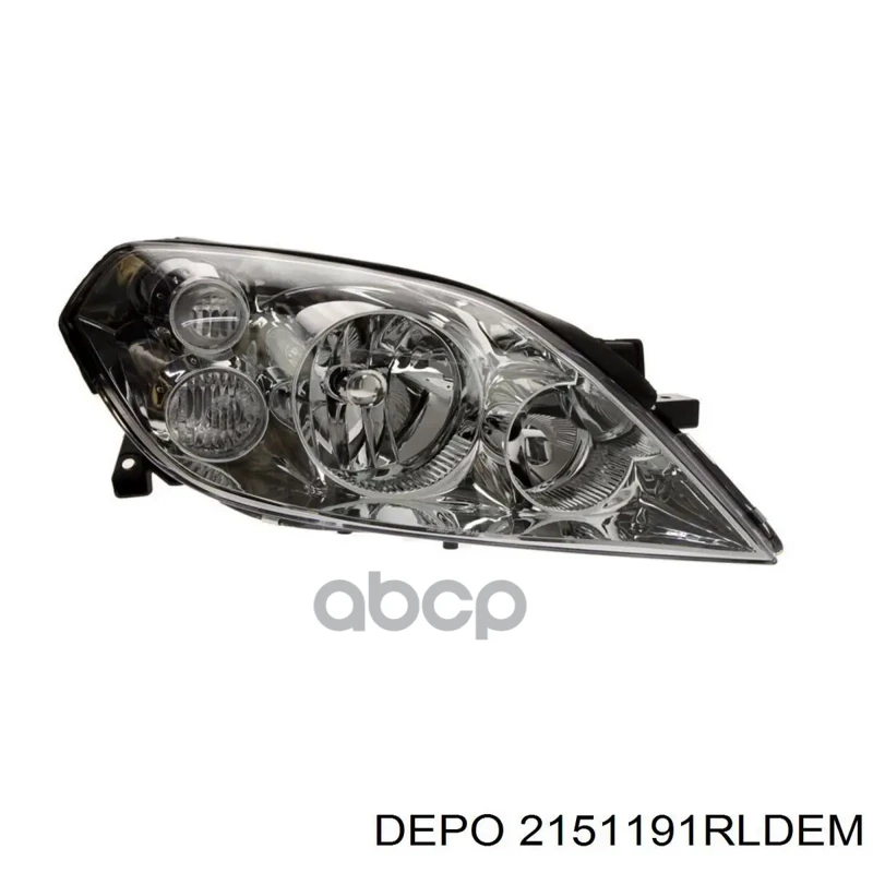 Фара Передн Прав С Эк Nissan: Primera 02- Depo арт. 215-1191R-LD-EM
