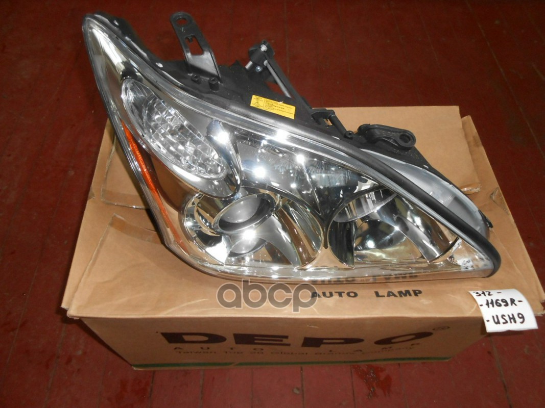 Фара Lexus Rx 03-09 / Toyota Harrier (Xu30) 03-13 (Спереди/ Справа) Depo арт. 312-1169R-USH9