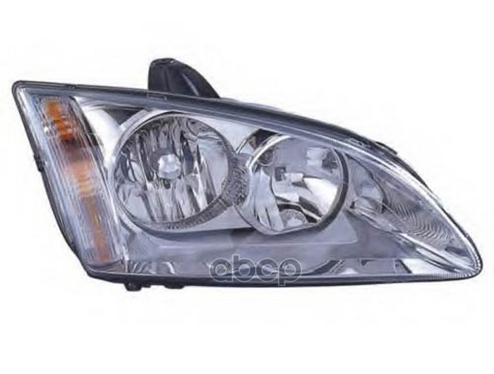 Фара Ford Focus 04-08 (Справа/ Галоген/ Ручная регулировка) Depo арт. 431-1169R-LDEM1