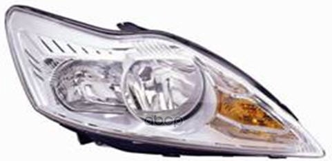 Фара правая хром под корректор FORD FOCUS II+ 2008- / 431-1181RMLDEM1 Depo арт. 431-1181RMLDEM1