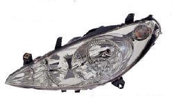 Фара левая под корректор с противотуманкой PEUGEOT 307 2001- / 550-1128L-LDEMF Depo арт. 550-1128L-LDEMF