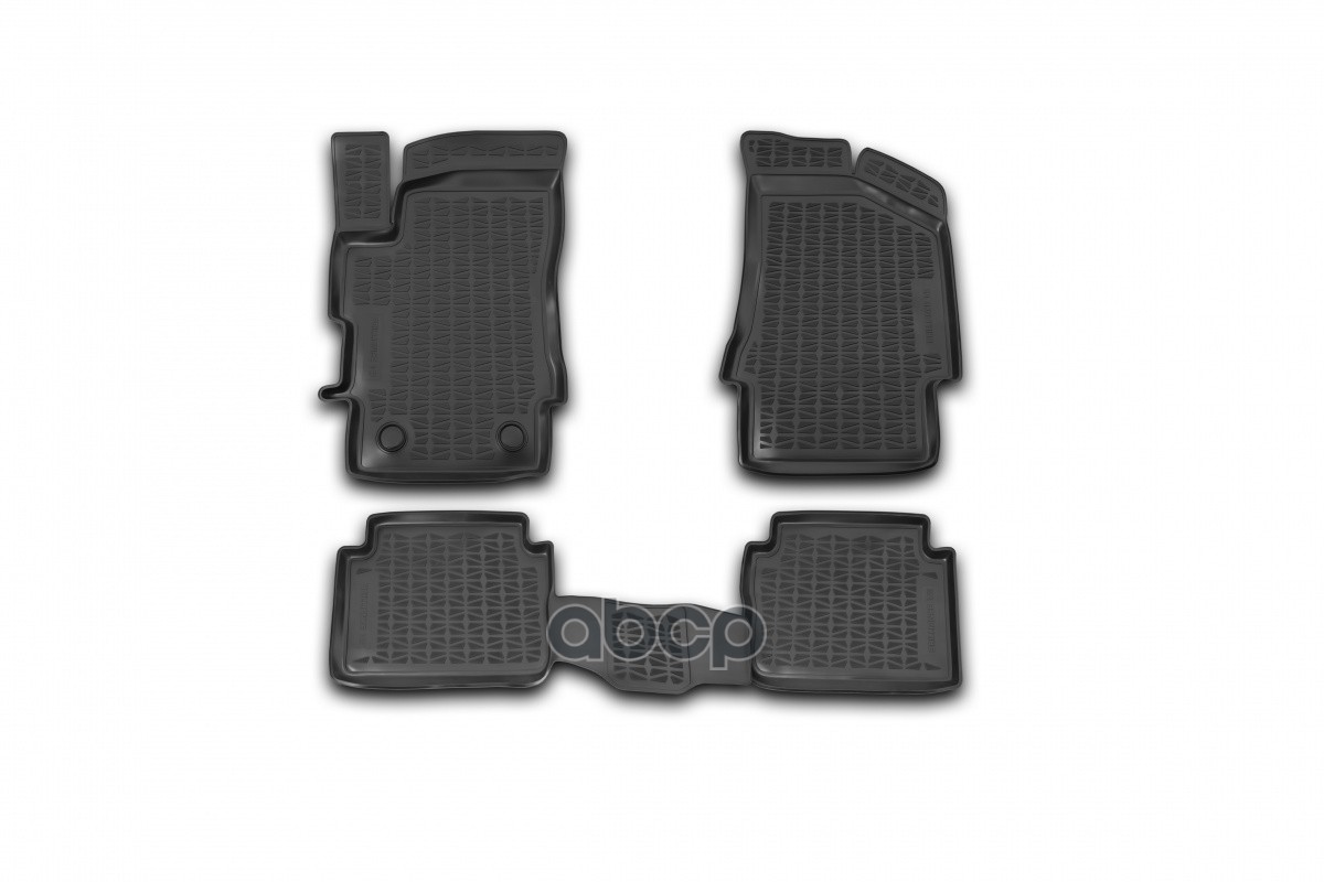 Коврики 3D В Салон Brilliance V5, 2014-, Кросс., 4 Шт. (Полиуретан) / Бриллианс В5 ELEMENT арт. 09KSV5N01PL