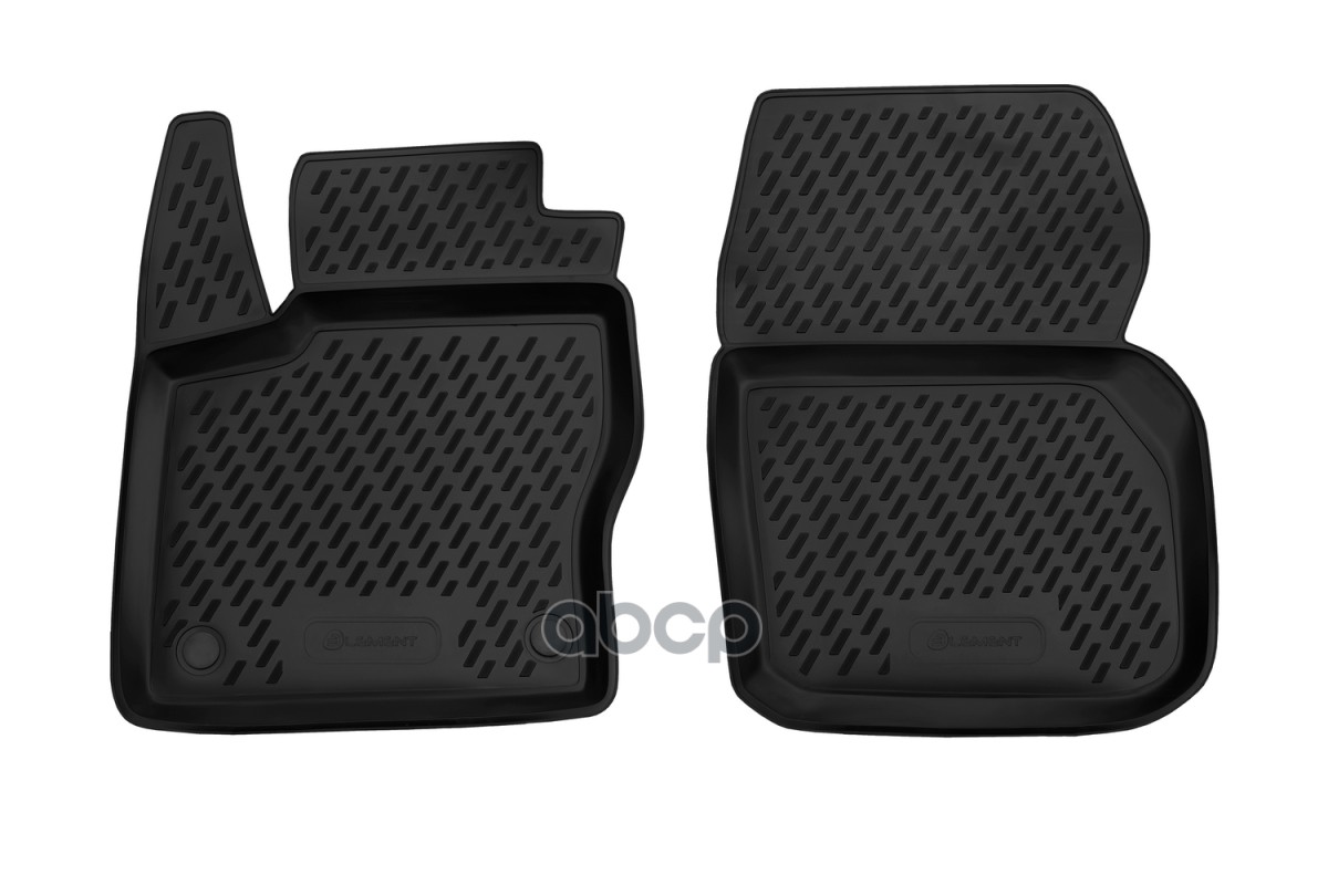 Коврики в салон FORD Focus 3, 04/2011-2015 передние, 2шт. (полиуретан) / Форд Фокус ELEMENT арт. CARFRD00001hf